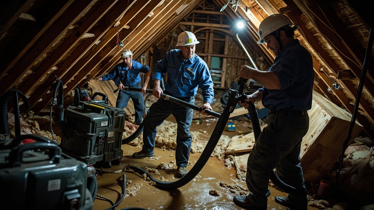 How We Extract Water and Dry Structural Cavities Without Ripping Out Your Ceiling