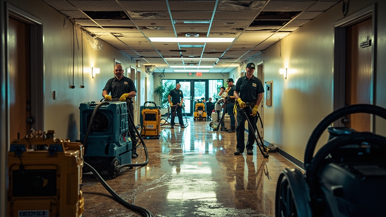 Our Commercial Water Damage Restoration Methodology