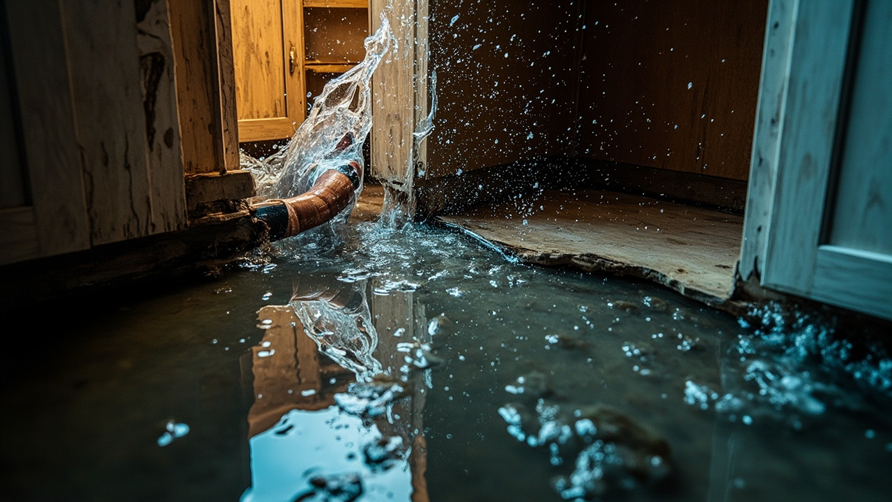 Our Burst Pipe Water Damage Restoration Protocol Stops Losses Fast