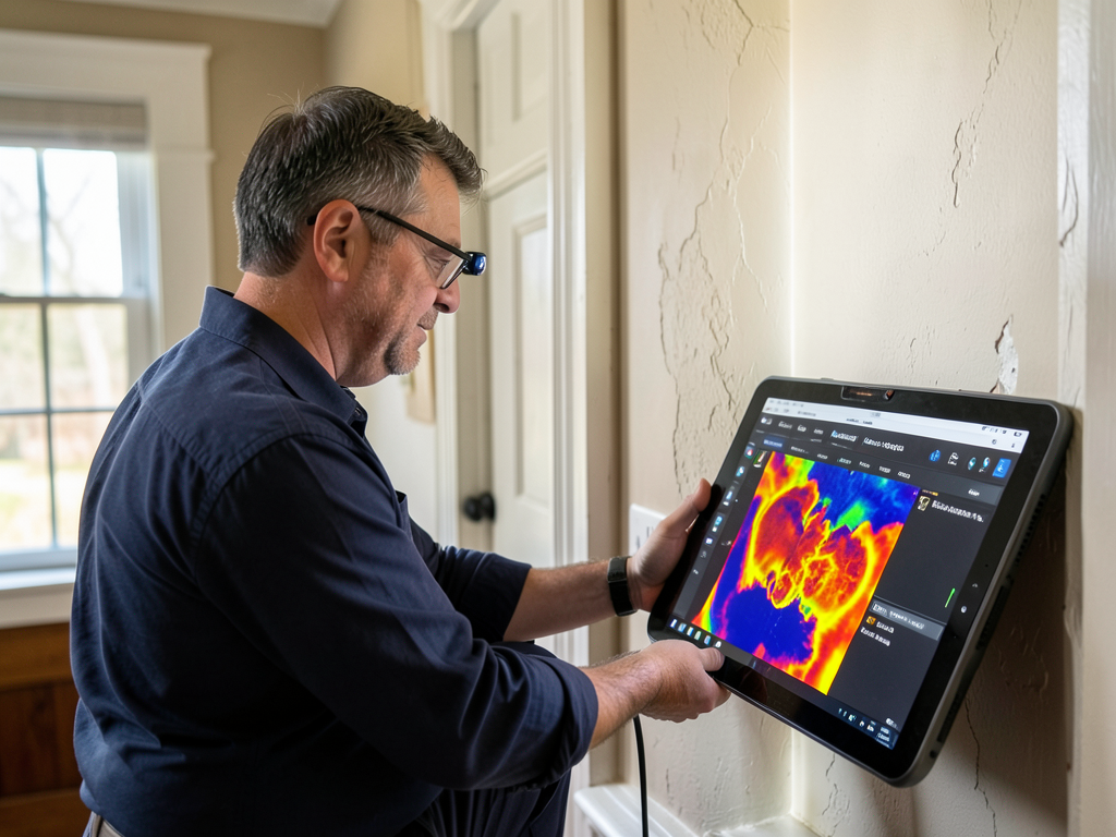 Choosing between thermal imaging and manual moistu
