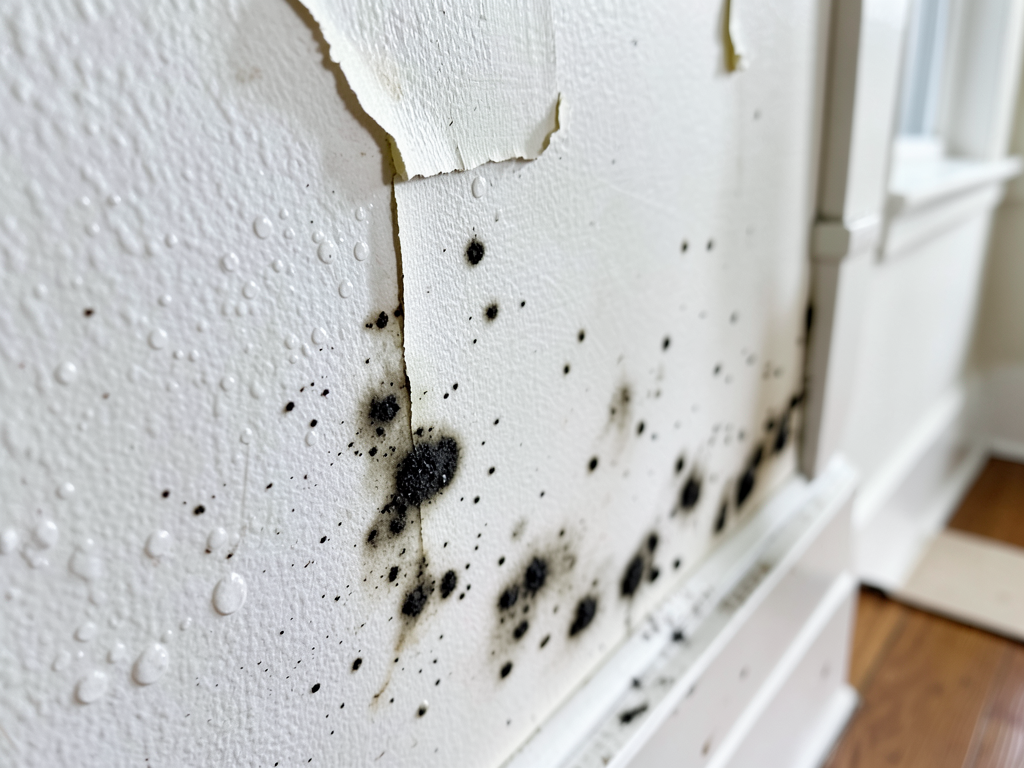 How to Tell if There is Mold Growing Under the Wallpaper in Your Older Newington Home