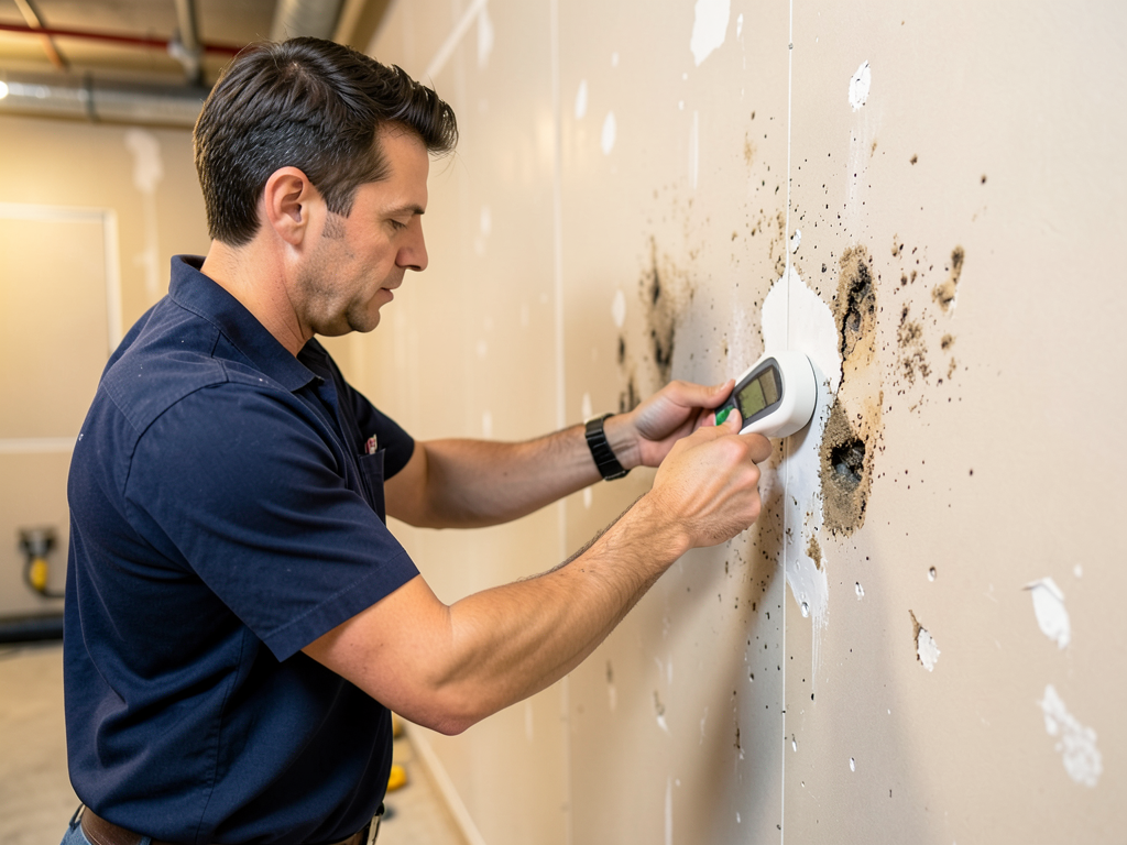 Testing for toxic black mold after a slow pipe lea