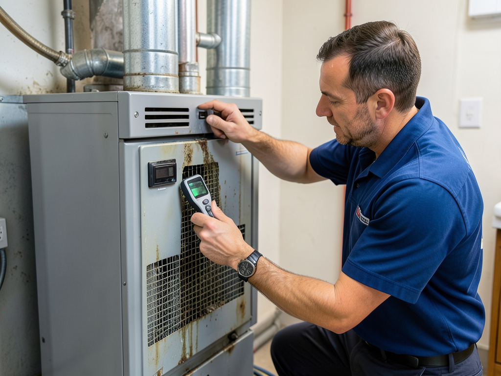 Why Your Whole-House Humidifier is Leaking and Ruining Your Simsbury Utility Room